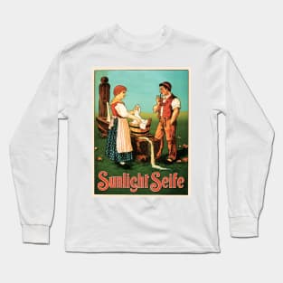 SUNLIGHT SEIFE Switzerland Laundry Washing Detergent Soap Vintage Art Long Sleeve T-Shirt